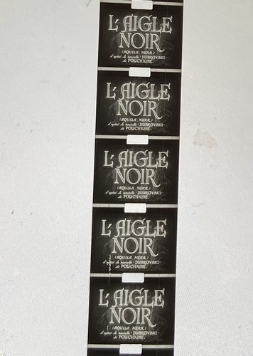 Film pathe 5mm - l'aigle, noir