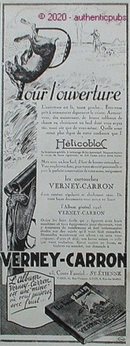 Publicite verney carron fusil - publicite,