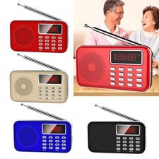 Mini Portable Numérique AM FM Radio Haut-Parleur MP3 Lecteur USB TF Carte LED