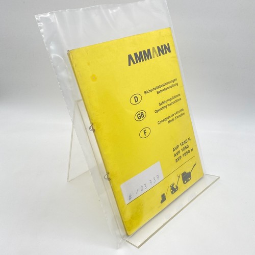 Ammann avp 1240h 1250 1850h - ammann,