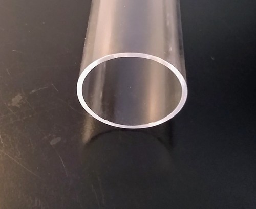 Acrylic tube clear outer - acrylic, clear,