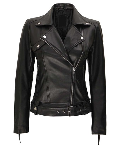 Veste moto motard noire - , en