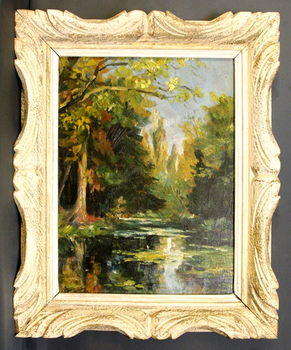 Tableau paysage fauve - , vers