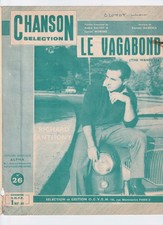 RICHARD ANTHONY PARTITION LE VAGABOND THE WANDERER MARESCA 1961 SALVET MORISSE