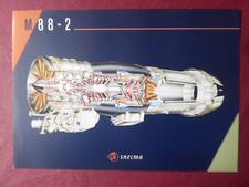 1995 DOCUMENT PUB SNECMA M88-2 MILITARY ENGINE DASSAULT RAFALE ECORCHE