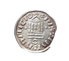 LOUIS Ier LE PIEUX denier au