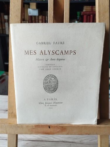 Livre gabriel faure mes - faure.,