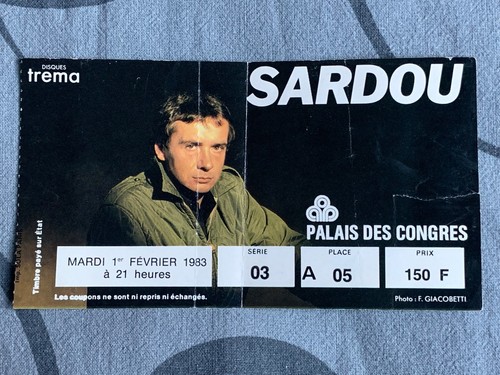 Billet ticket 1983 michel - billet,
