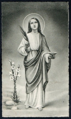 Image pieuse ancianne - image,