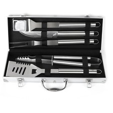 Ustensile barbecue ESSENTIELB MALETTE Set 5 pièces