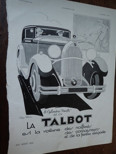 Talbot illustrée par geo ham - illustrée,