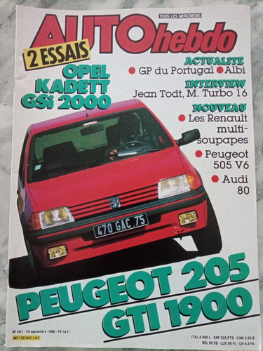 Auto hebdo 541 kadett gsi - 541,
