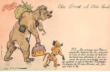 Publicité - n°85245 - Maggi - Ours portant un baluchon et parlant avec un si