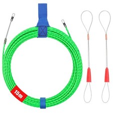 Aiguille Electricien Rigide15M Tire Fils Electrique 45mm Diamètre avec 2 Tête...