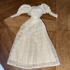 Tenue BARBIE vintage Superstar 1977 - "Beautiful Bride", Robe  Mattel # 9907