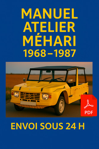 Manuel atelier citroen méhari - manuel,
