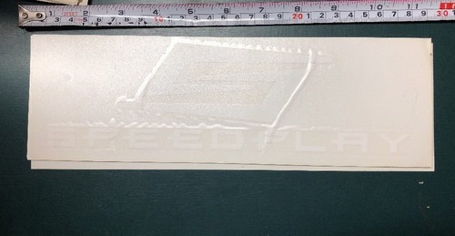 New speedplay bicycle sticker - new,