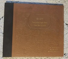 Coffret 78 tours Victor Red Seal – Bach / E. Power Biggs (4 disques)