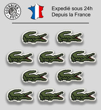 Lot de 10 Patch Logo Crocodile