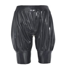 Pantalon ample en latex avec