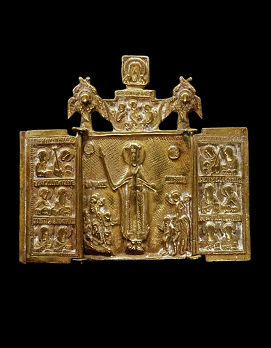 Icone russe bronze - russe,