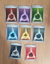 Lot de 8 Cartes Pokémon SET COMPLET ENERGIE HOLO REVERSES WHT BLK EV10.5 - NM/M