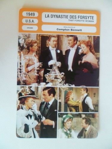 Carte fiche cinema - fiche, 1949