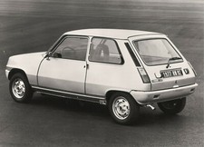 (Brochure) Photo / photograph presse d'époque Renault 5 TS 1977