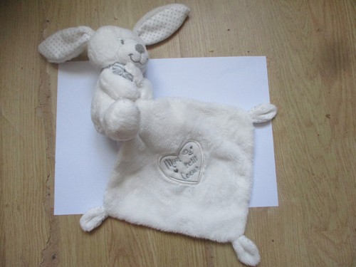 Doudou avec carré plat - , lapin