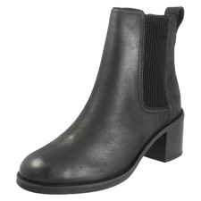 Bottes Cheville En Cuir À