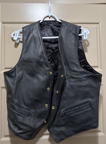Langlitz leather vest black - langlitz,