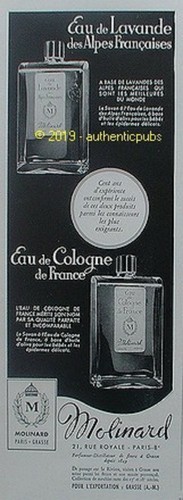 Publicite molinard eau - eau, de