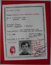 Un nommé La Rocca 1961 Jean-Paul Belmondo affiche cinéma publicitaire originale