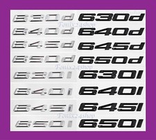 Lettres BMW Série 6