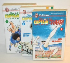 LOt 3 livres BD MANGA CAPTAIN TSUBASA  OLIVE & TOM N°1 - 2 - 3 J'AI LU TAKAHASHI
