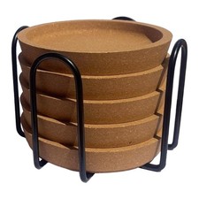 Lot de 5 sous-verres ronds en