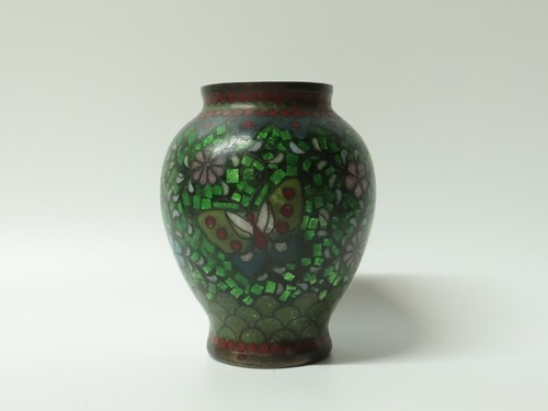 Ancien vase ovoïde - ovoïde, émail