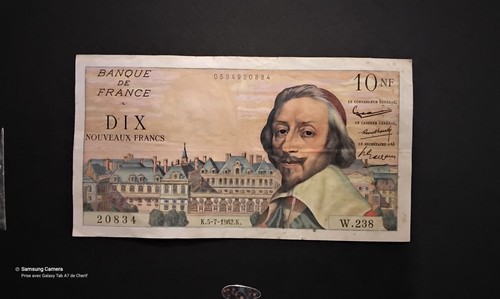 Billet banque 10fr - billet,