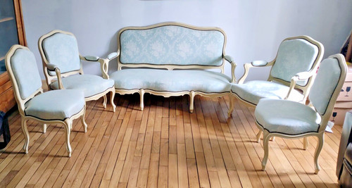 Salon banquette fauteuils - banquette, 2