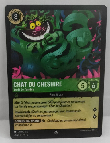 Carte disney lorcana chat du - lorcana,