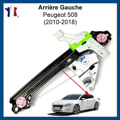 Leve vitre arriere gauche - vitre, pour
