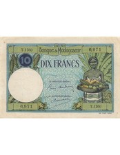 Madagascar 10 Francs - ND