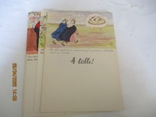 JEAN BELLUS LOT DE 10 MENUS