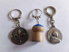 3 Porte-clés Champagne PERIGNON - CADRE NOIR - POMMERY Keychain Vintage 60'
