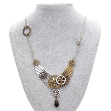 steampunk engrenage heure main