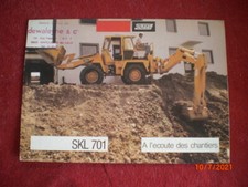  BROCHURE   PUBLICITAIRE     TRACTO - PELLE   SCHAEFF  SKL   701