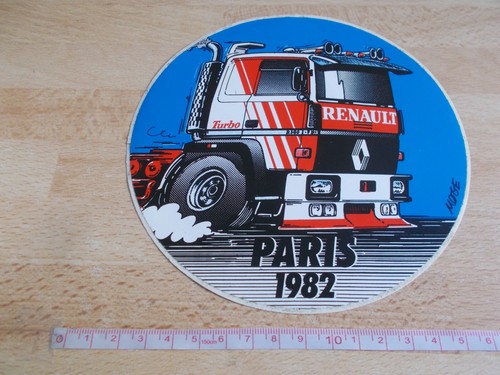 Autocollant camion renault - autocollant,