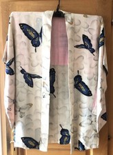 Veste-kimono femme en soie ancienne , pour cérémonie ou décontracté