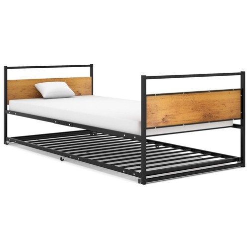 Cadre lit extensible noir - de,