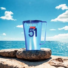 Pichet Pastis 51 officiel 1L - Design Sismo bleu - Collector